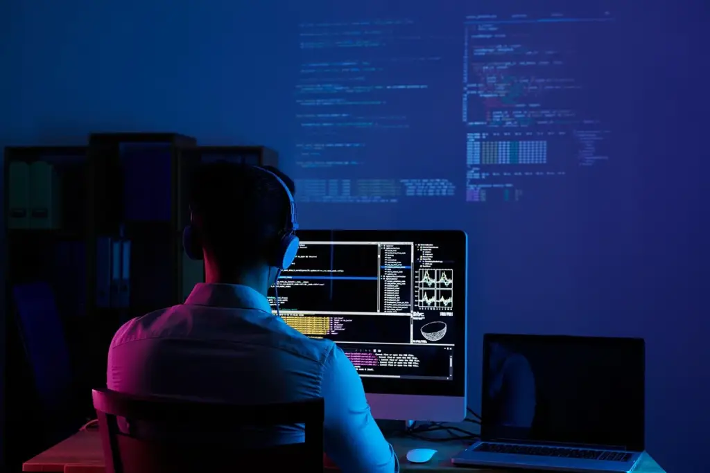 Computer screen showing code for solving Two Sum problem